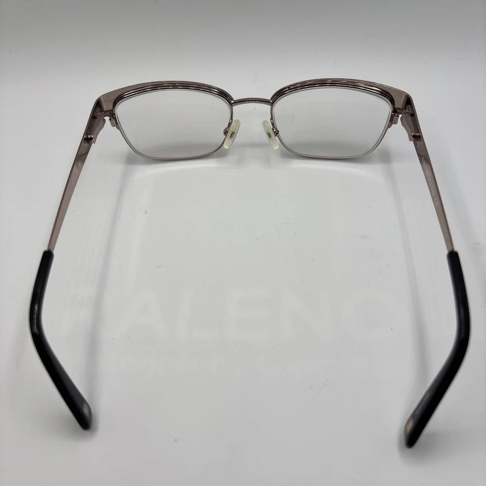 Liz Claiborne Petite Eyeglasses Frames L450 003 Black Rose Gold 48-16-130 w/case